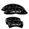 MGP 4 Caliper Covers Engraved Front & Rear 300/2017 Black Finish Silver Char 2013 Chrysler 300 thumbnail 6