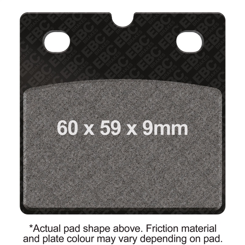 EBC 88-89 BMW R 65 Single Rotor Front Left Semi-Sintered Vee Brake Pads