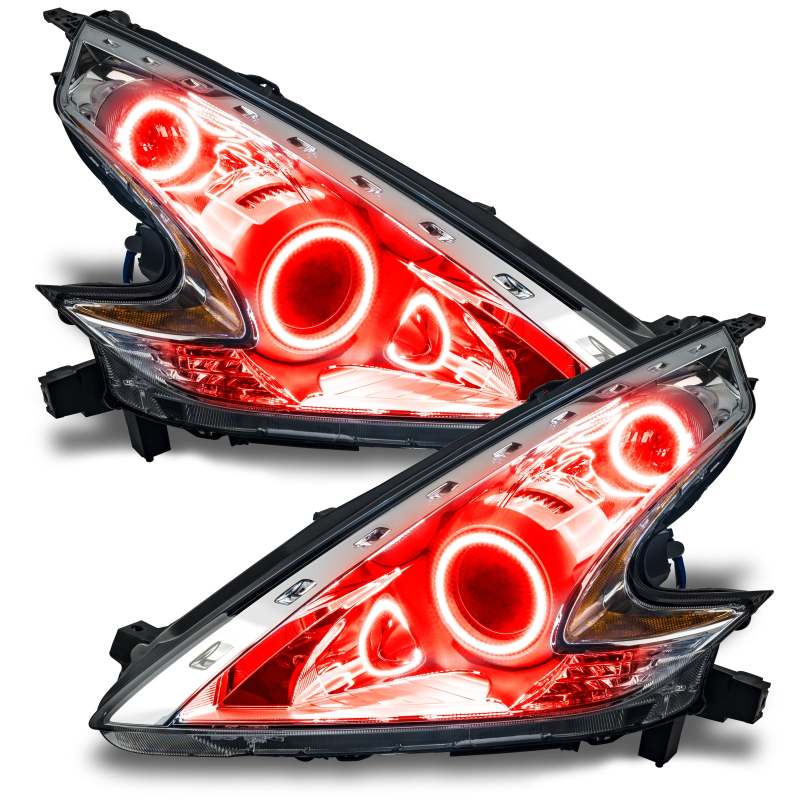 Oracle Nissan 370 Z 09-20 LED Dual Halo Kit - Red thumbnail 7