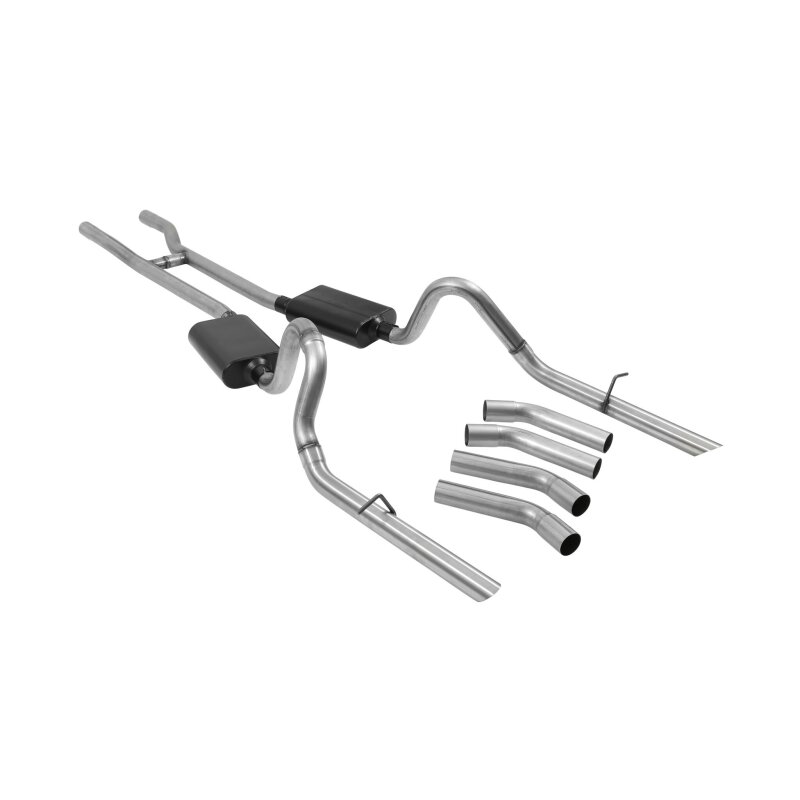 Flowmaster 64-66 Mustang V8 American Thunder SS Crossmember-Back Exhaust System thumbnail 2