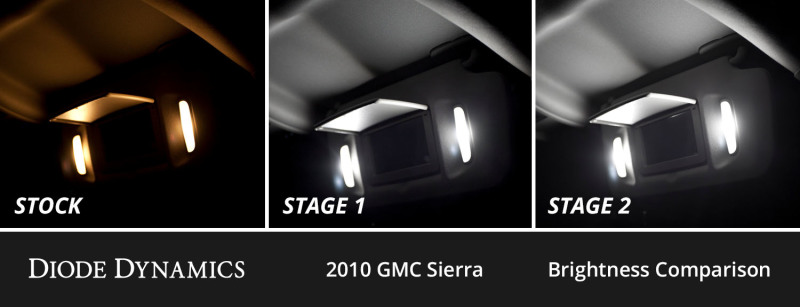 Diode Dynamics 07-13 GMC Sierra Interior LED Kit Cool White Stage 2 thumbnail 4