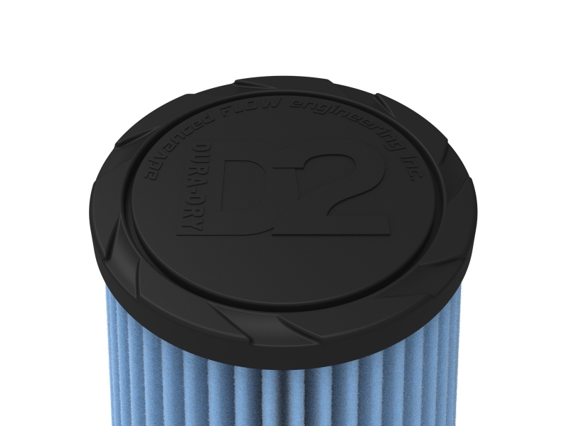 aFe POWER Universal Clamp-On Air Filter w/ D2 Dura-Dry Media - 3-1/2in F x 6in B x 4in T x 8in H thumbnail 3
