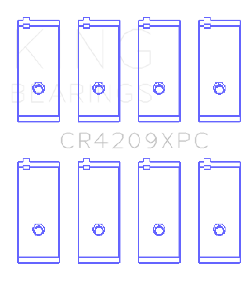 King Engine Bearings Toyota 3SGTE 16v 2.0L pMaxKote Performance Rod Bearing Set - Size STD thumbnail 2