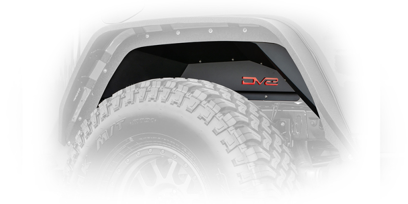 201+ Jeep Gladiator Rear Inner Fenders - Black - Image 9