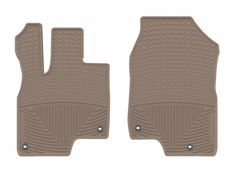 WT Rubber Mats - Front - Tan