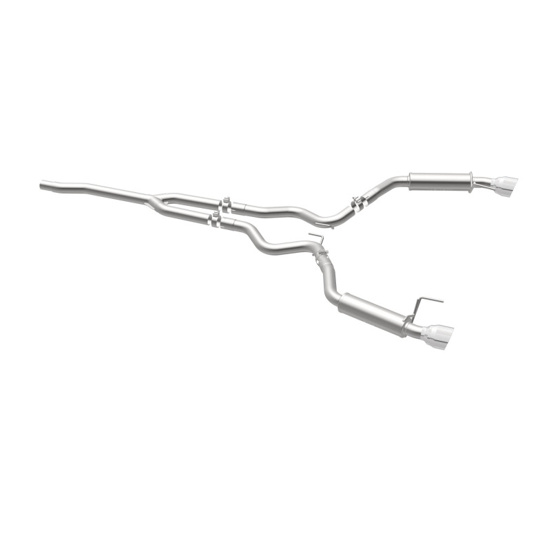 MagnaFlow Cat-Back 15-16 Ford Mustang 2.3L L4 Competition SS 3in Dual Split Rear 4.5in Black Tips thumbnail 6