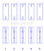 King Engine Bearings Nissan Sr20DE (Size +.026mm) Main Bearing Set thumbnail 7
