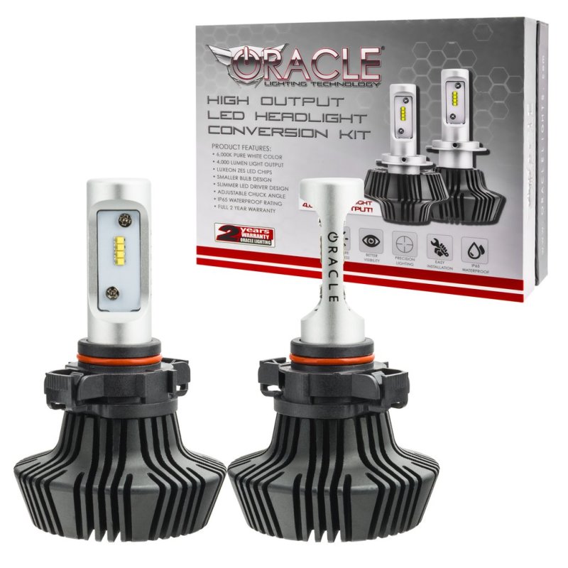 Oracle 52 4000 Lumen LED Headlight Bulbs (Pair) - 6000K thumbnail 5