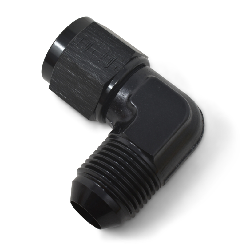 Russell Performance -8 AN 90 Degree Male AN to Female AN Fitting (Black) thumbnail 6