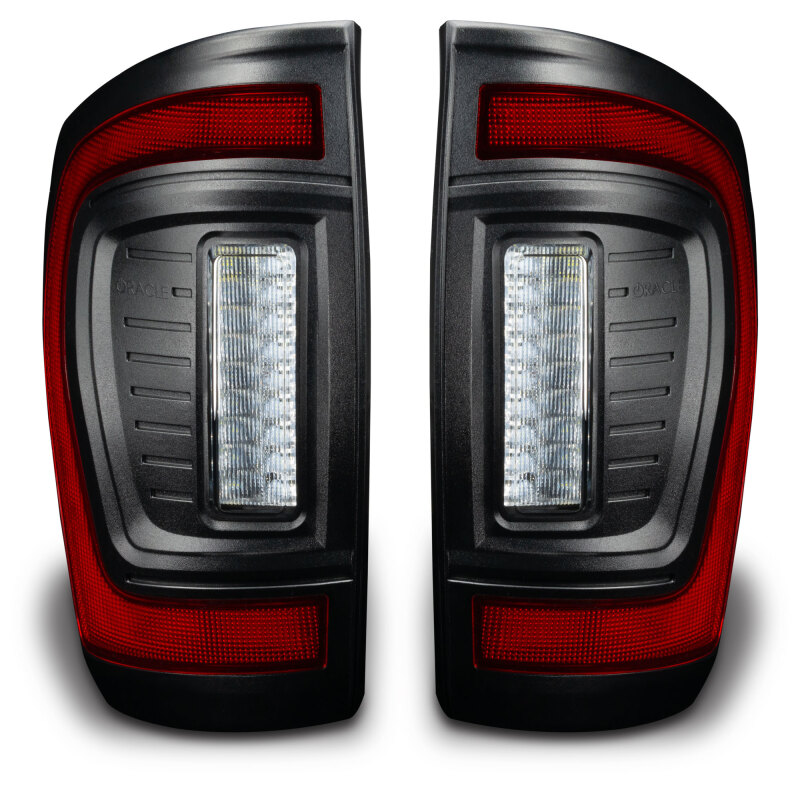 Oracle Lighting 16-23 Gen 3 Toyota Tacoma Black Series Flush Style LED Tail Lights