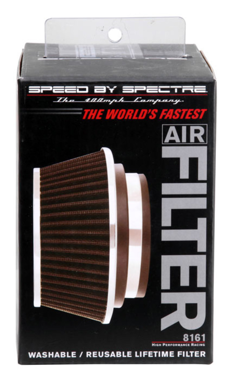 Spectre Adjustable Conical Air Filter 2-1/2in. Tall (Fits 3in. / 3-1/2in. / 4in. Tubes) - Black thumbnail 3