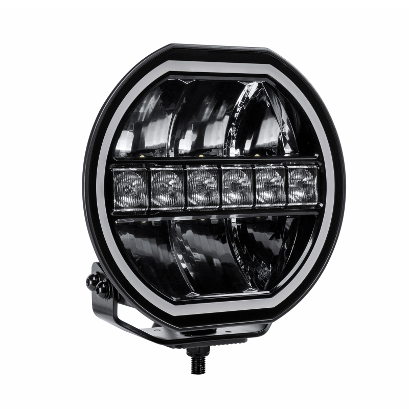 Go Rhino Xplor Blackout Series Maxline LED Hi/Low Beam w/Multi DRL (Surface Mount) 9in. - Blk thumbnail 5