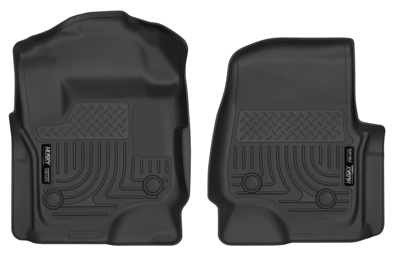Husky Liners 2017 Ford F250 Crew Cab Vinyl X-Act Contour Black Floor Liners thumbnail 6