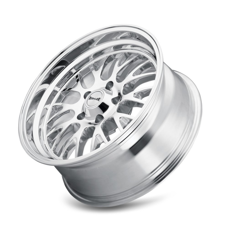 Ridler 607 20x8.5 / 5x127 BP / 0mm Offset / 83.82mm Hub Polished Wheel