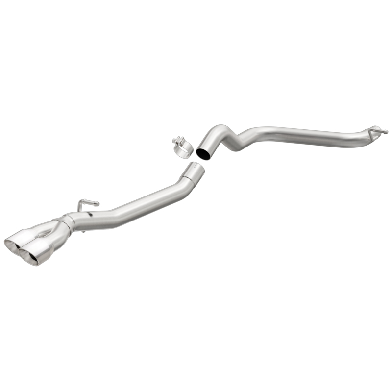 MagnaFlow Sys C/B 15-16 Volkswagen Golf TDI 2.5in Polished SS Dual Tip Driver Side Rear Exit thumbnail 4