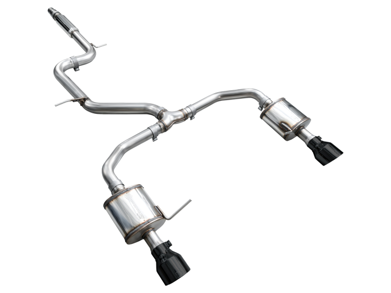 AWE Tuning 22-25 Volkswagen Jetta GLI Touring Edition Exhaust - Diamond Black Tips thumbnail 3