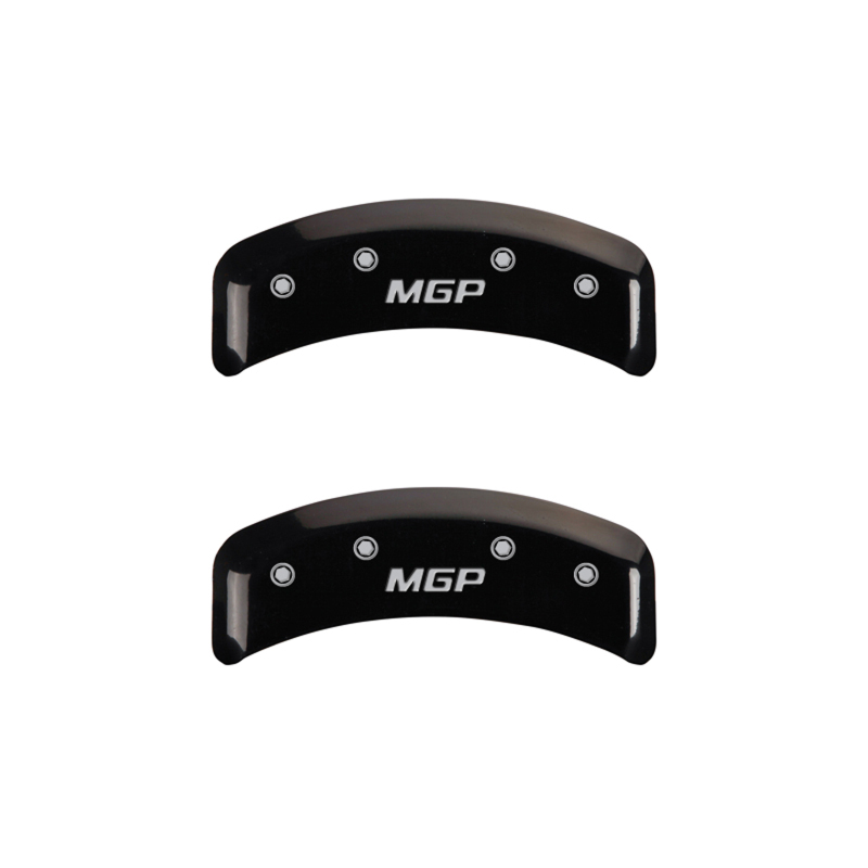 MGP 4 Caliper Covers Engraved Front & Rear MGP Black finish silver ch thumbnail 7