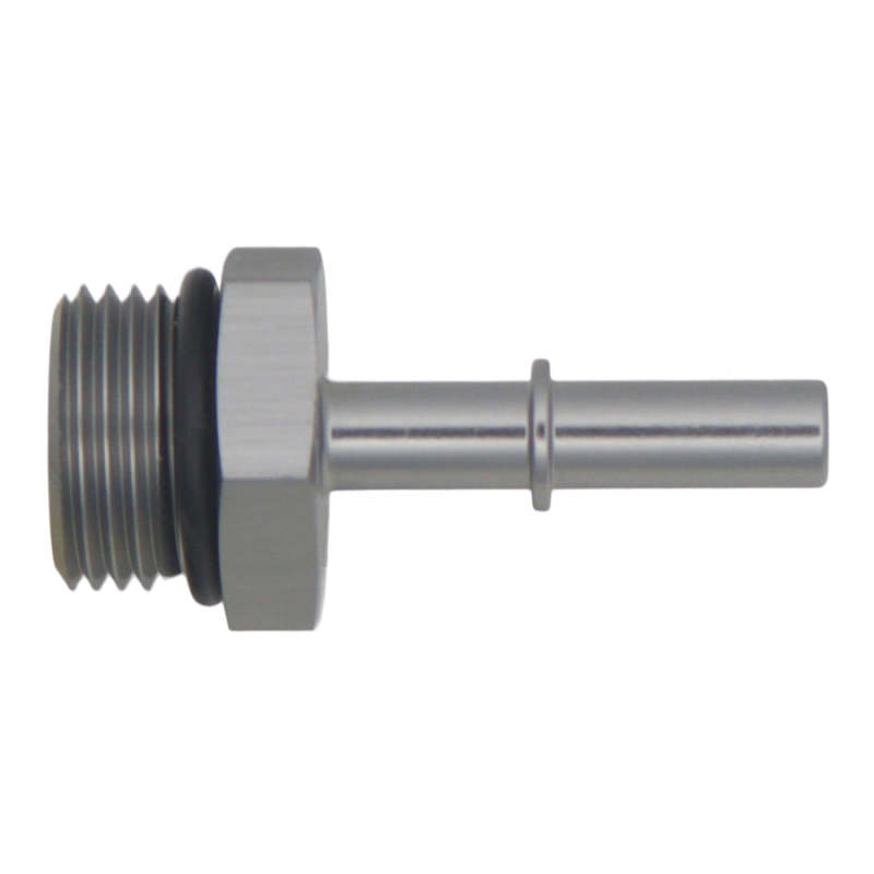 DeatschWerks 10AN ORB Male to 5/16in Male EFI Quick Connect Adapter - Anodized DW Titanium thumbnail 2