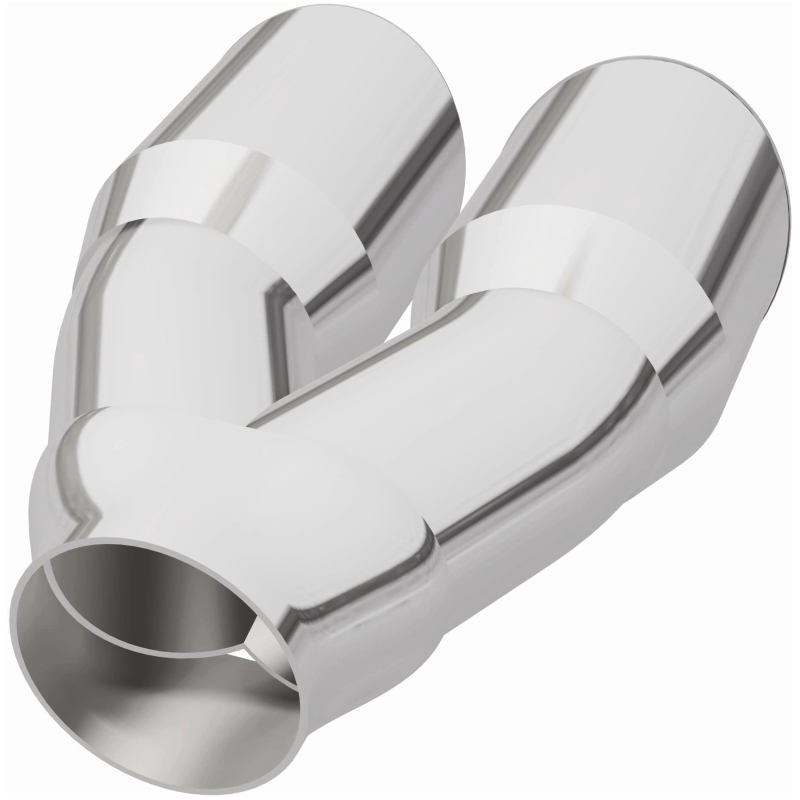 MagnaFlow Double Wall 3in Dual Round Polished Tip 2.25in Inlet thumbnail 6