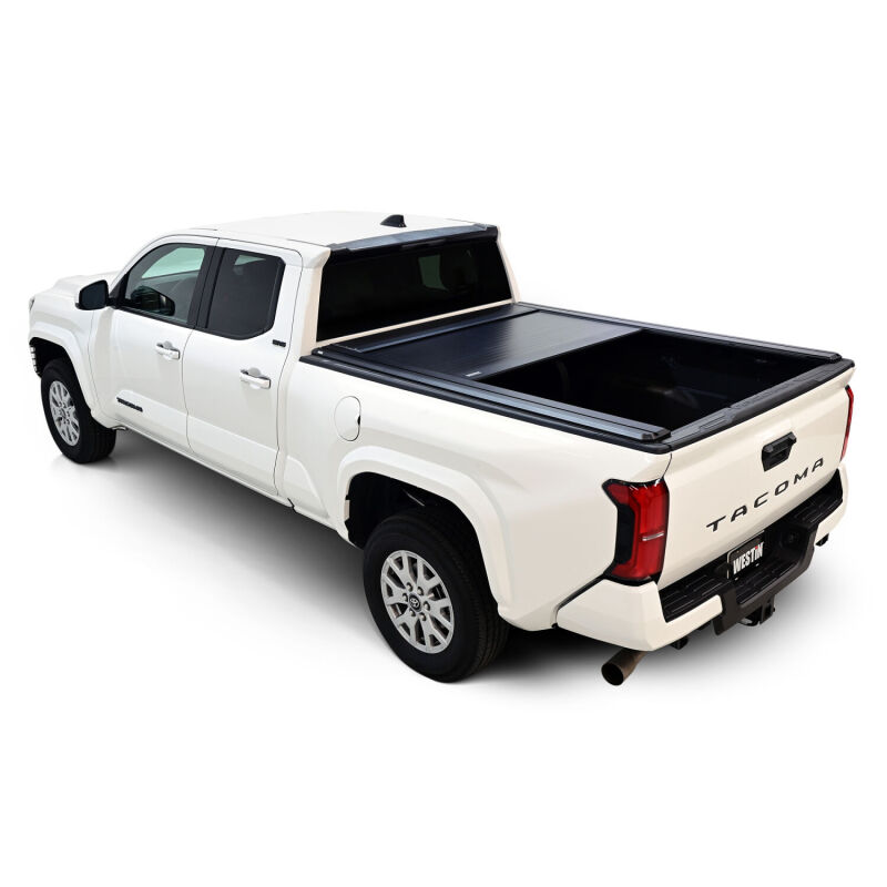 Westin Manual Retractable Tonneau Cover 24-26 Toyota Tacoma 6ft Bed Black thumbnail 3