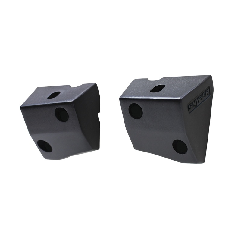 Westin/Snyper 07-17 Jeep Wrangler Snyper Lower Pillar Mounts - Textured Black thumbnail 2