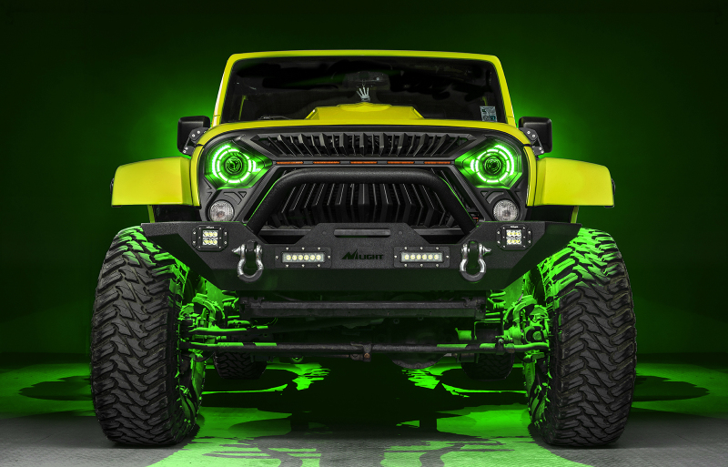 ORACLE Lighting 0718 Jeep Wrangler JK Oculus 7in ColorSHIFT Bi-LED Projector Headlights thumbnail 4