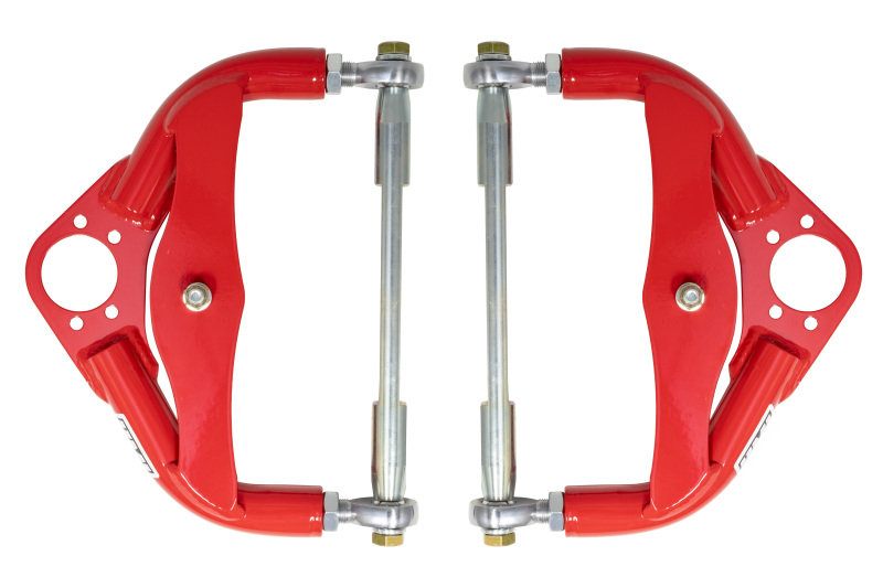 UMI 3056 arms add caster, smooth travel, and easy camber/caster adjustment.