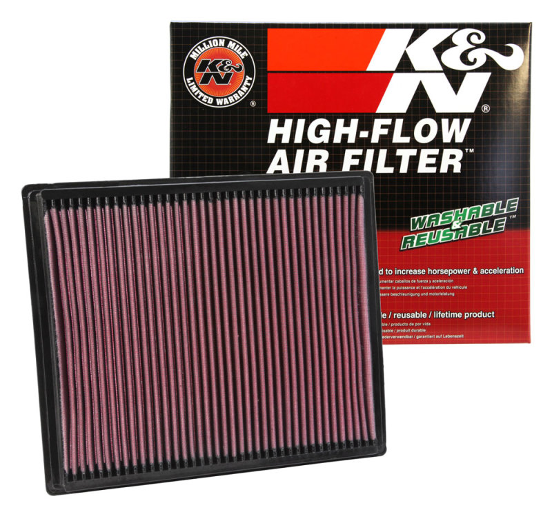 K&N Nissan Titan & Armada 5.6L - V8 2004 Drop In Air Filter thumbnail 5