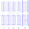 King Engine Bearings GM 366/396/402/427/502 Main Bearing Set thumbnail 3