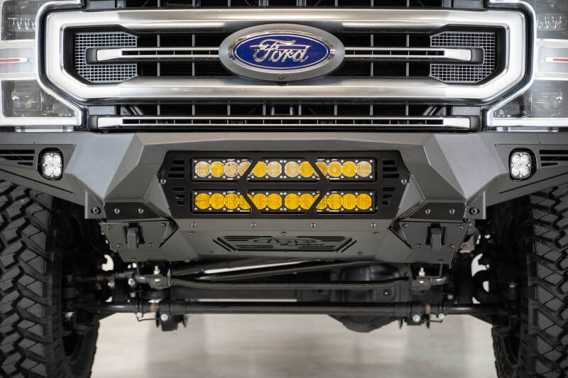 Addictive Desert Designs 17-20 Ford Super Duty Bomber Front Bumper w/ Mounts For 20in Light Bars thumbnail 9