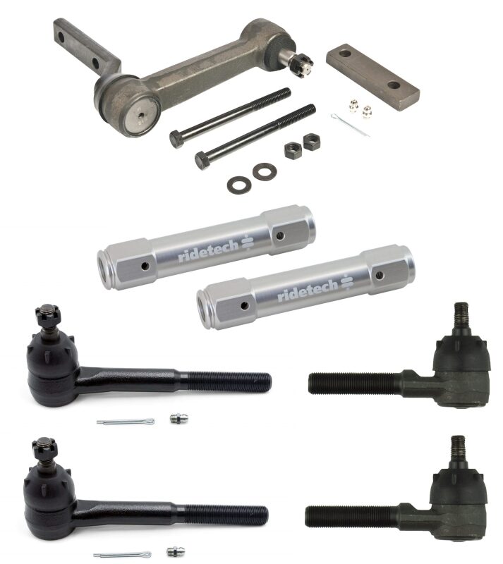 RideTech Steering Kits 11349572 Linkage, Inner Tie Rod, Outer Tie Rod, Adjuster Sleeves, Idler Arm, Chevrolet, GMC, Kit thumbnail 2