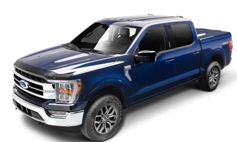 AVS 2021 Ford F-150 (Excl. Tremor/Raptor) Aeroskin Low Profile Hood Shield - Matte Black thumbnail 8