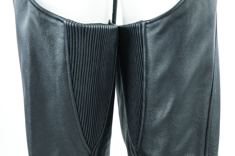 Kuryakyn Leather By River Road Sierra Leather Chaps Black Womens - Small thumbnail 2