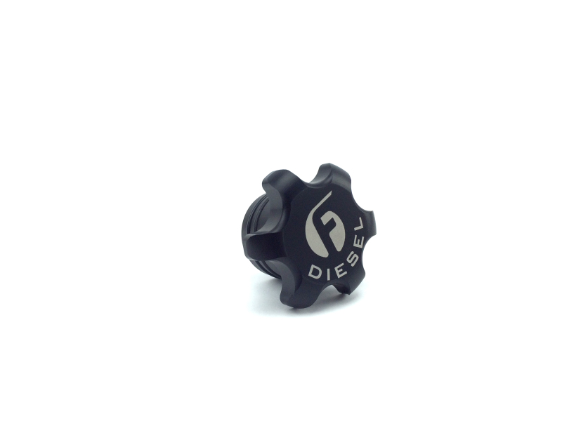 Fleece Performance 13-18 Dodge Cummins Black Anodized Billet Fuel Cap thumbnail 2