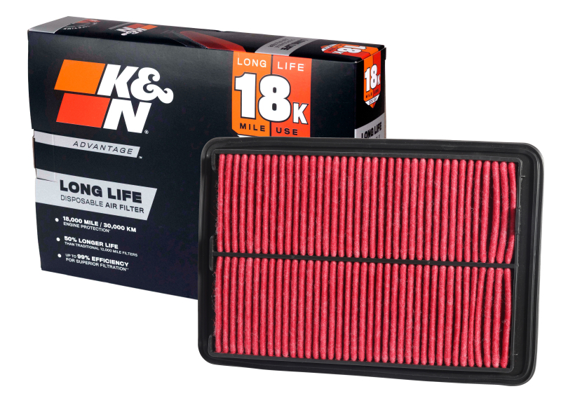 K&N Nissan Rogue L4-2.5L F/I 14-17 Air Filter thumbnail 2