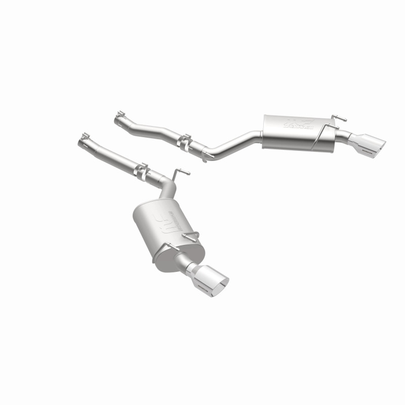 MagnaFlow Axle-Back Stainless Dual Split 4in Polished Tips 10-15 Chevrolet Camaro Convert. 3.6L V6 thumbnail 4