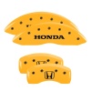 MGP 4 Caliper Covers Engraved Front Honda Engraved Rear H Logo Yellow finish black ch thumbnail 8