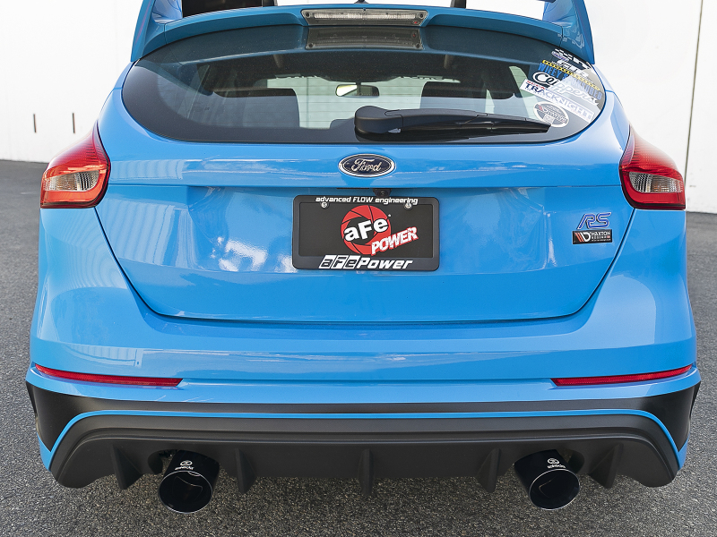 aFe Takeda 3in 304 SS Cat-Back Exhaust System w/ Black Tips 16-18 Ford Focus RS I4-2.3L (t) thumbnail 9