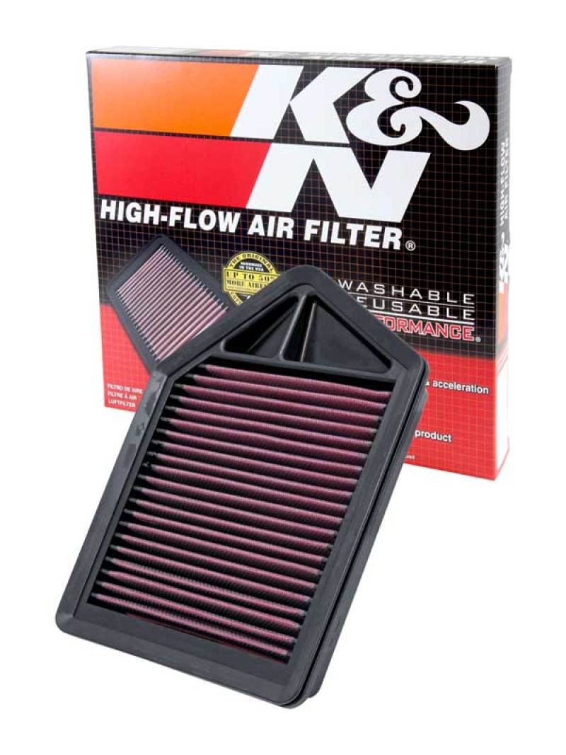 K&N 10 Honda CR-V 2.4L-L4 Drop In Air Filter thumbnail 4