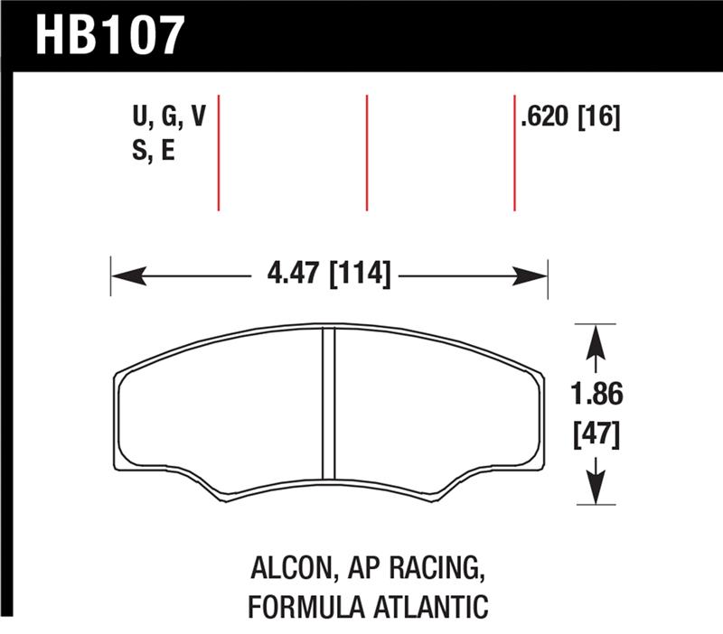 HAWK DTC-70 Brake Pad Sets