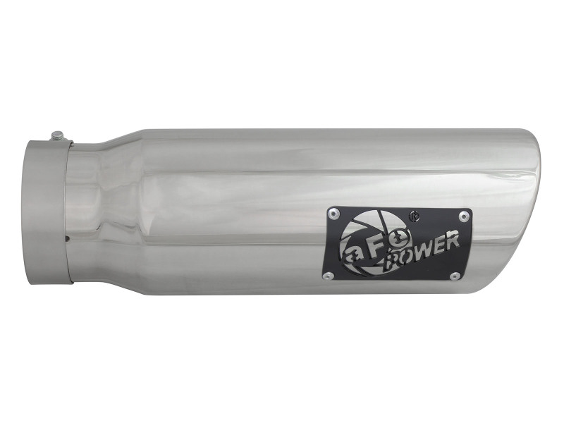 aFe Diesel Exhaust Tip Bolt On Polished 4in Inlet x 5in Outlet x 15in thumbnail 8