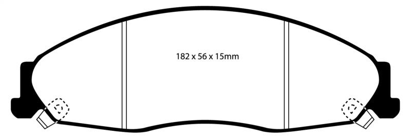 EBC S12 Brake Pad and Rotor Kit (1x ebcRK7302, 1x ebcDP31645C) thumbnail 6