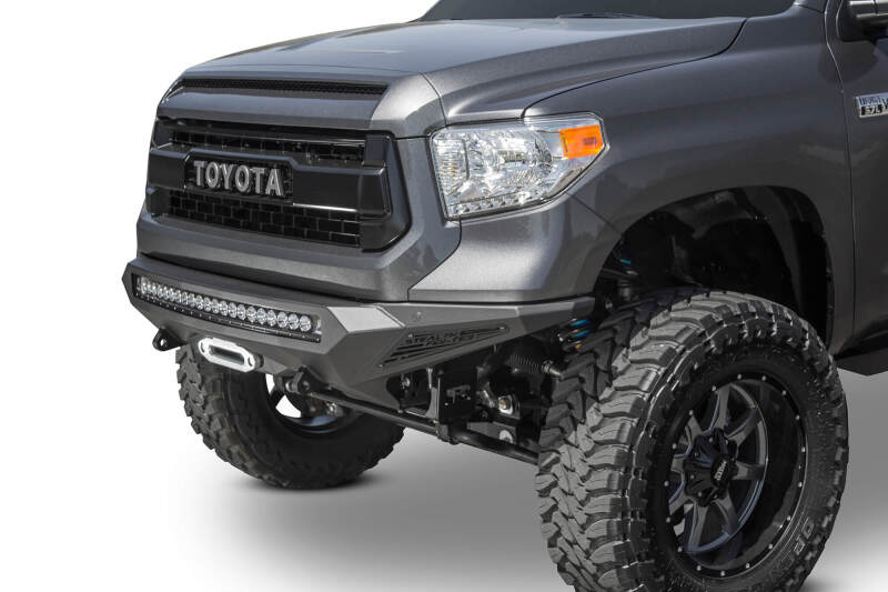 Addictive Desert Designs 2014+ Toyota Tundra Stealth Fighter Front Bumper w/Winch Mount & Sensors thumbnail 8