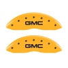 MGP 2 Caliper Covers Engraved Front GMC Yellow Finish Black Characters 2004 GMC Canyon thumbnail 7