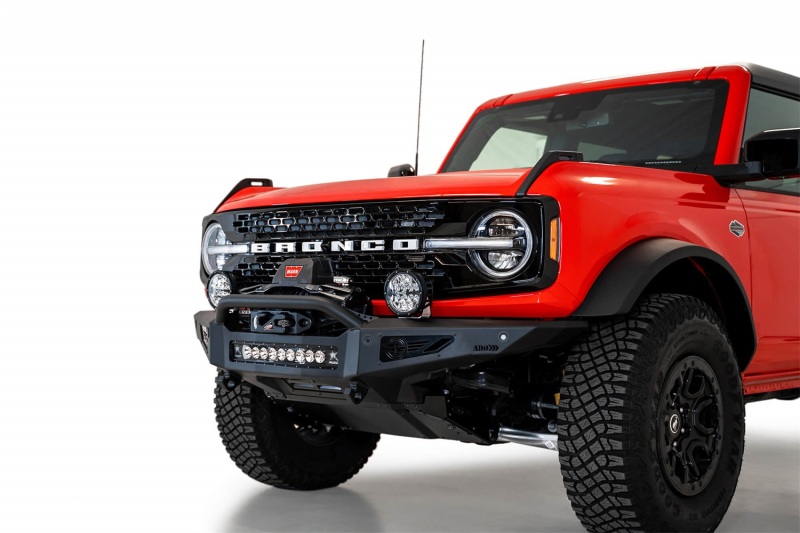 Addictive Desert Designs 2021+ Ford Bronco Rock Fighter Front Bumper - Hammer Black thumbnail 8