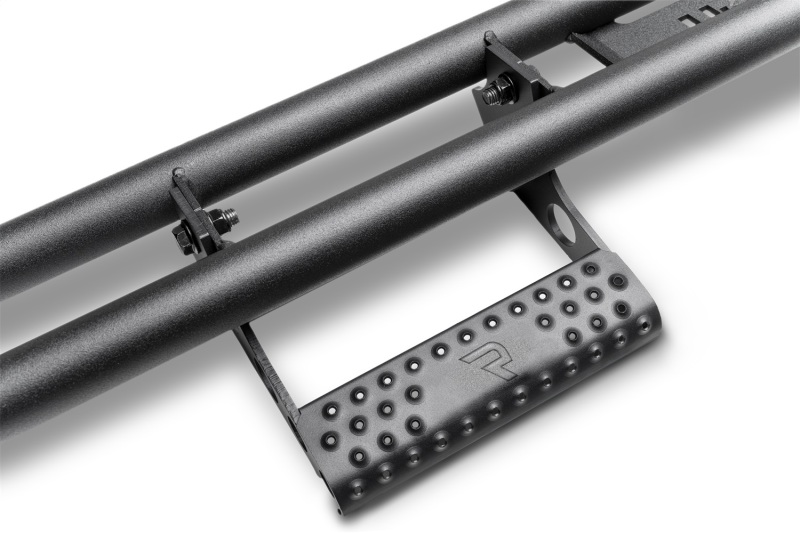 N-Fab 21-22 Ford Bronco 2 dr Gas SRW RKR Step System - Wheel 2 Wheel - 1.75in - Tex. Black