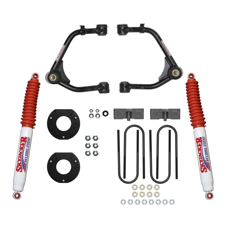 Skyjacker 2025 Chevrolet Silverado1500 3.5 in. Suspension Lift Kit With Hydro 7000 Shocks