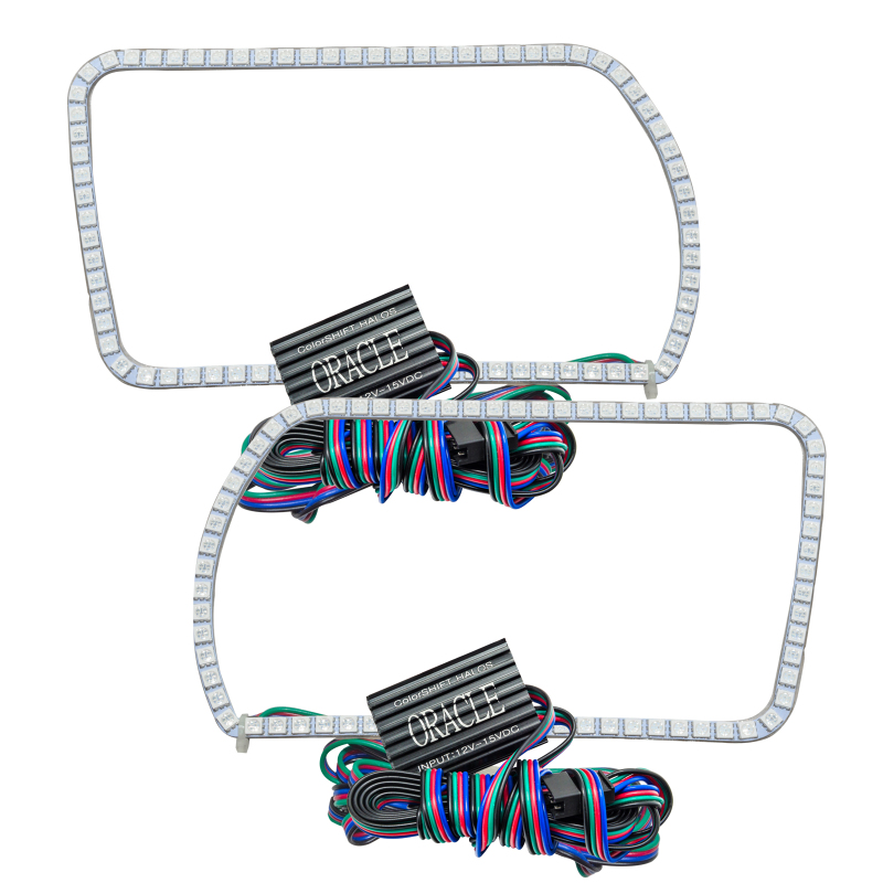 Oracle Dodge Ram 09-13 LED Fog Halo Kit - ColorSHIFT thumbnail 2