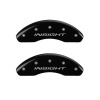 MGP Front set 2 Caliper Covers Engraved Front Insight Black finish silver ch thumbnail 7