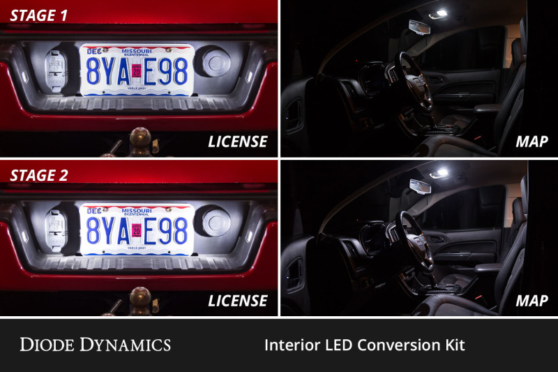 Diode Dynamics 2023+ Chevrolet Colorado Interior LED Kit Cool White Stage 1 thumbnail 5